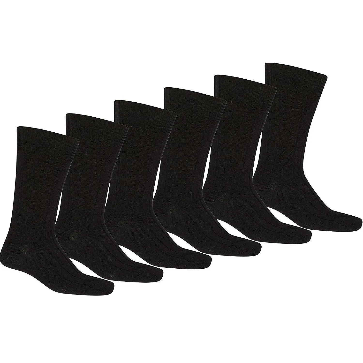 120 Pairs Black Dress Socks