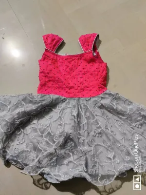 1st Birthday Pretty Frock/Dress For Baby Girl