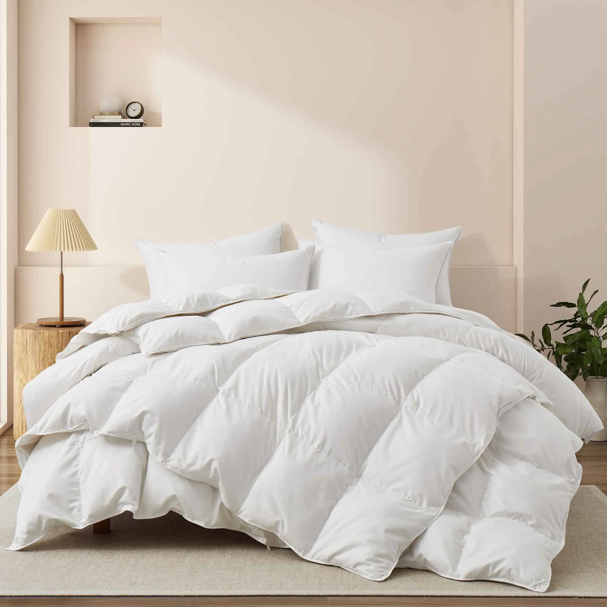 3-in-1 All Seasons Goose Down Feather Fiber Comforter