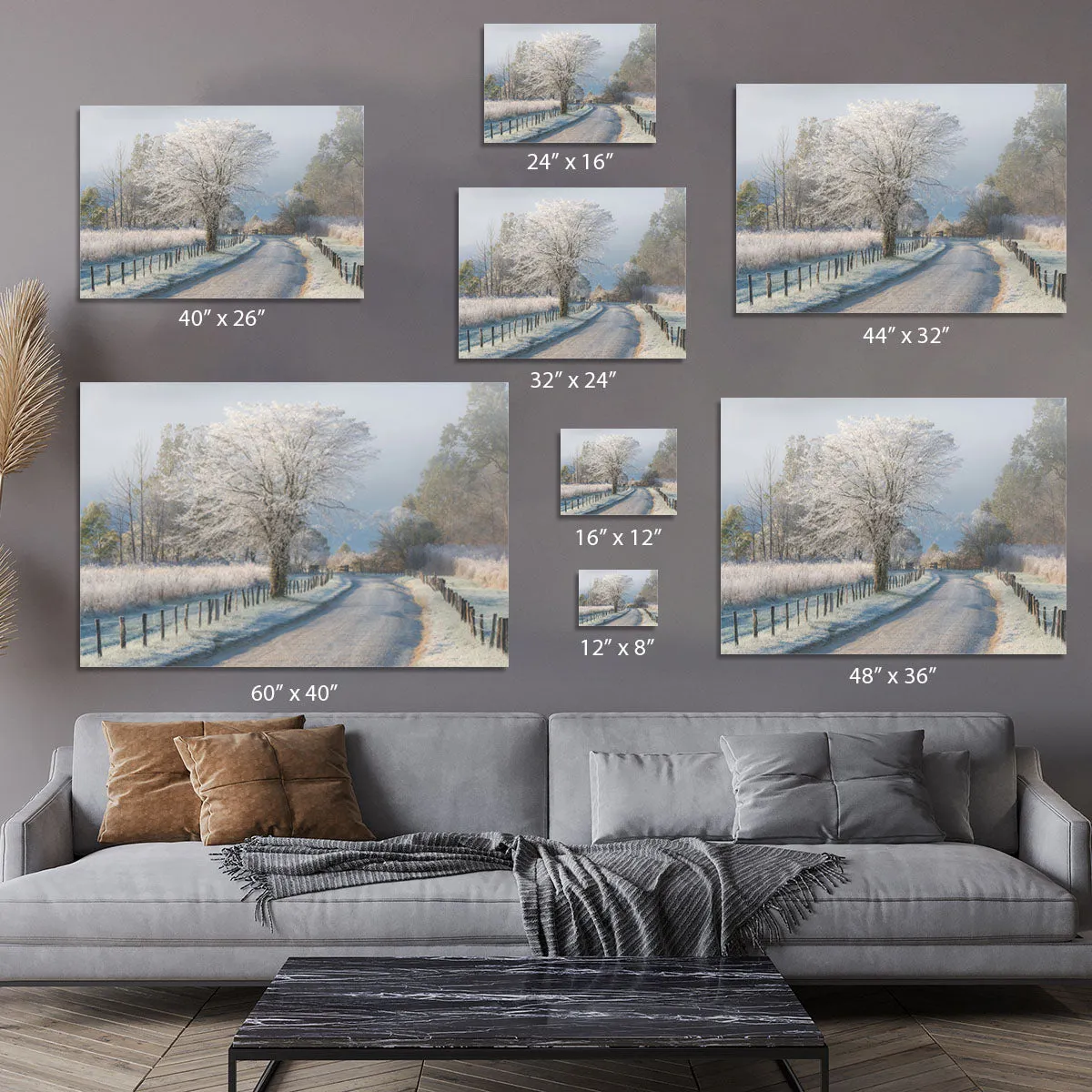 A Frosty Morning Canvas Print or Poster