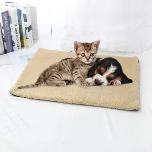 AiroPaws™ Self-Heating Dog Bed Blanket: Thermal Pet Mat for Cats & Dogs - Keep Your Furry Friends Warm & Snug with this Sofa Cushion Home Rug!