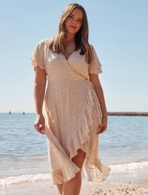 Alexis Curve Wrap Dress