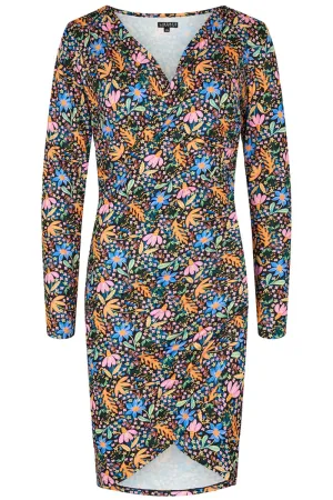 Alma Ls Wrap Dress | Flower Forrest | Kjole fra Liberté