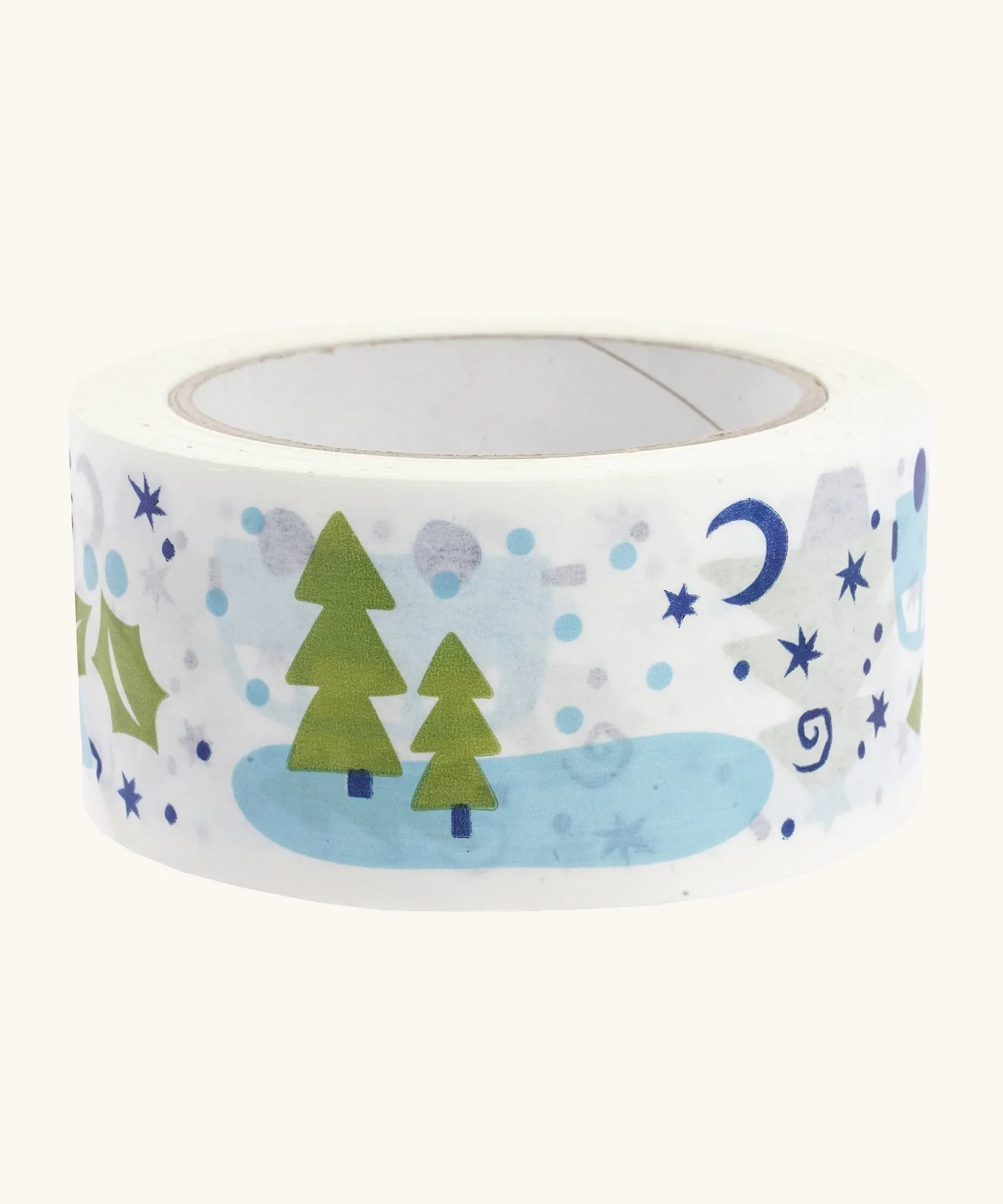 Babipur Wide Eco Paper Tape - ﻿Christmas Camper Van