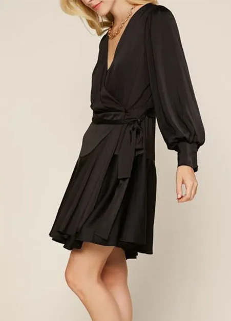 Black Wrap Dress