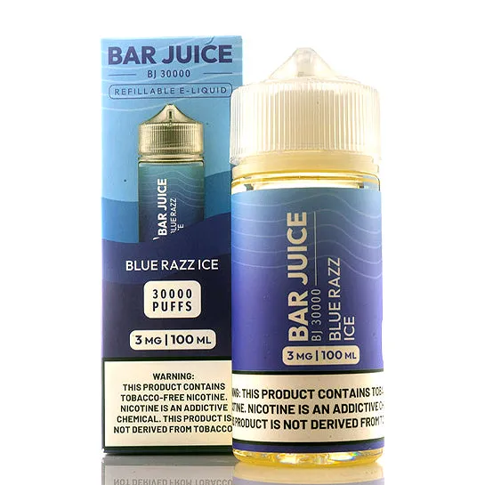 Blue Razz Ice - Bar Juice E-Liquid (100 ml)