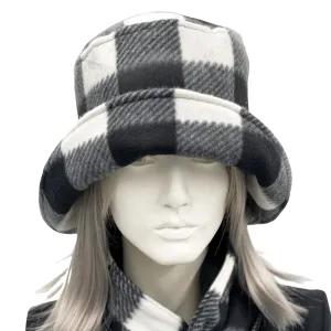 Buffalo Check Fleece Hat | The Eleanor