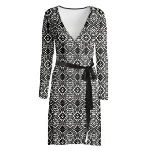 Camelbone Medallion Wrap Dress