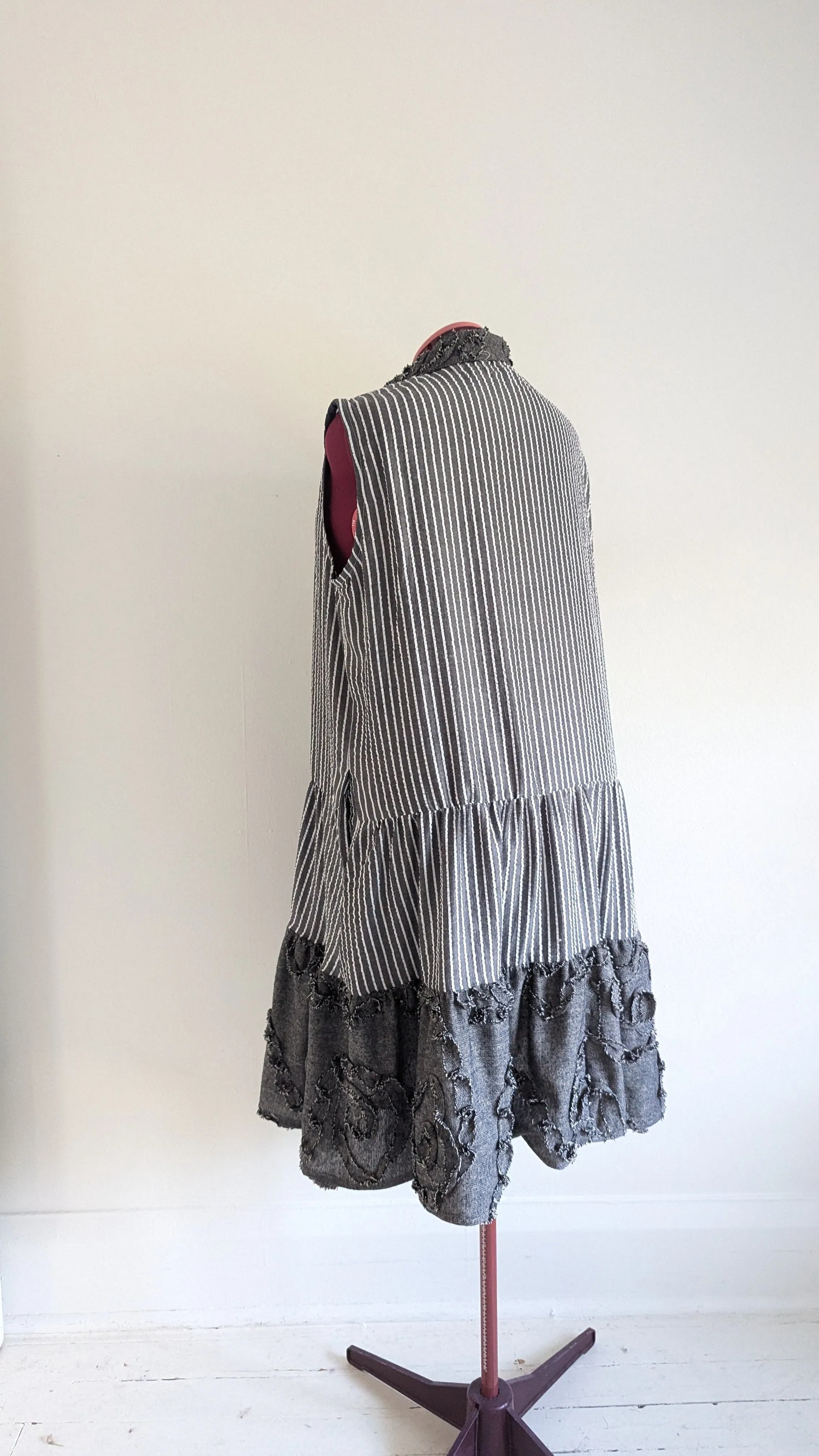 Carrie Dress - One of a Kind Vintage Textiles Size 2X/3X #CAR13