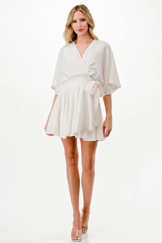 Carson Kimono Off White Dress FINAL SALE