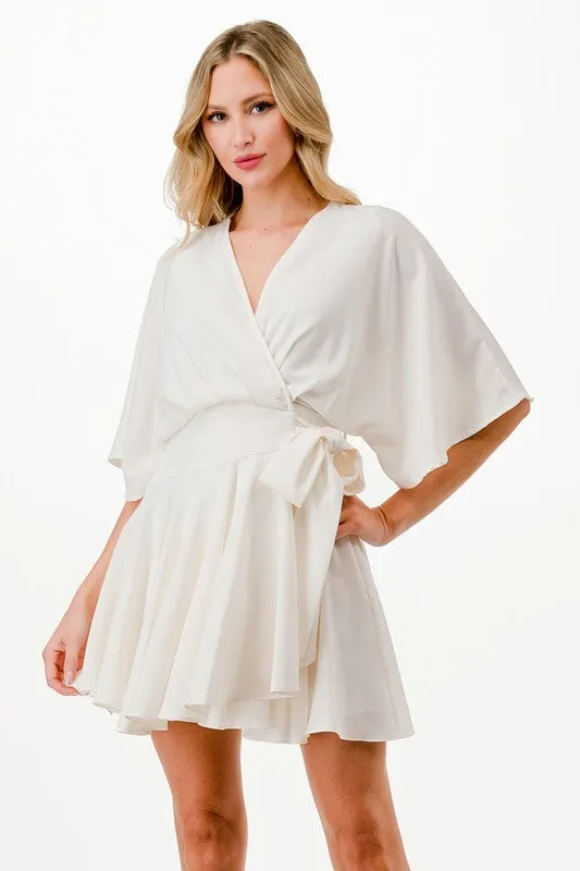 Carson Kimono Off White Dress FINAL SALE