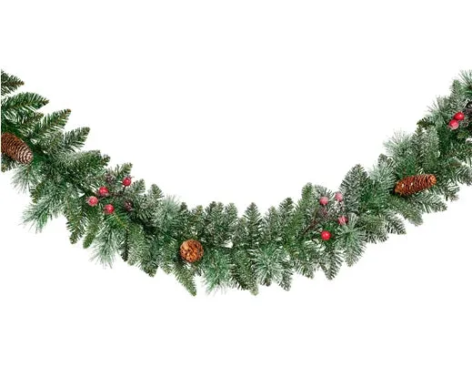 Christmas Decoration Windham Garland Frosted