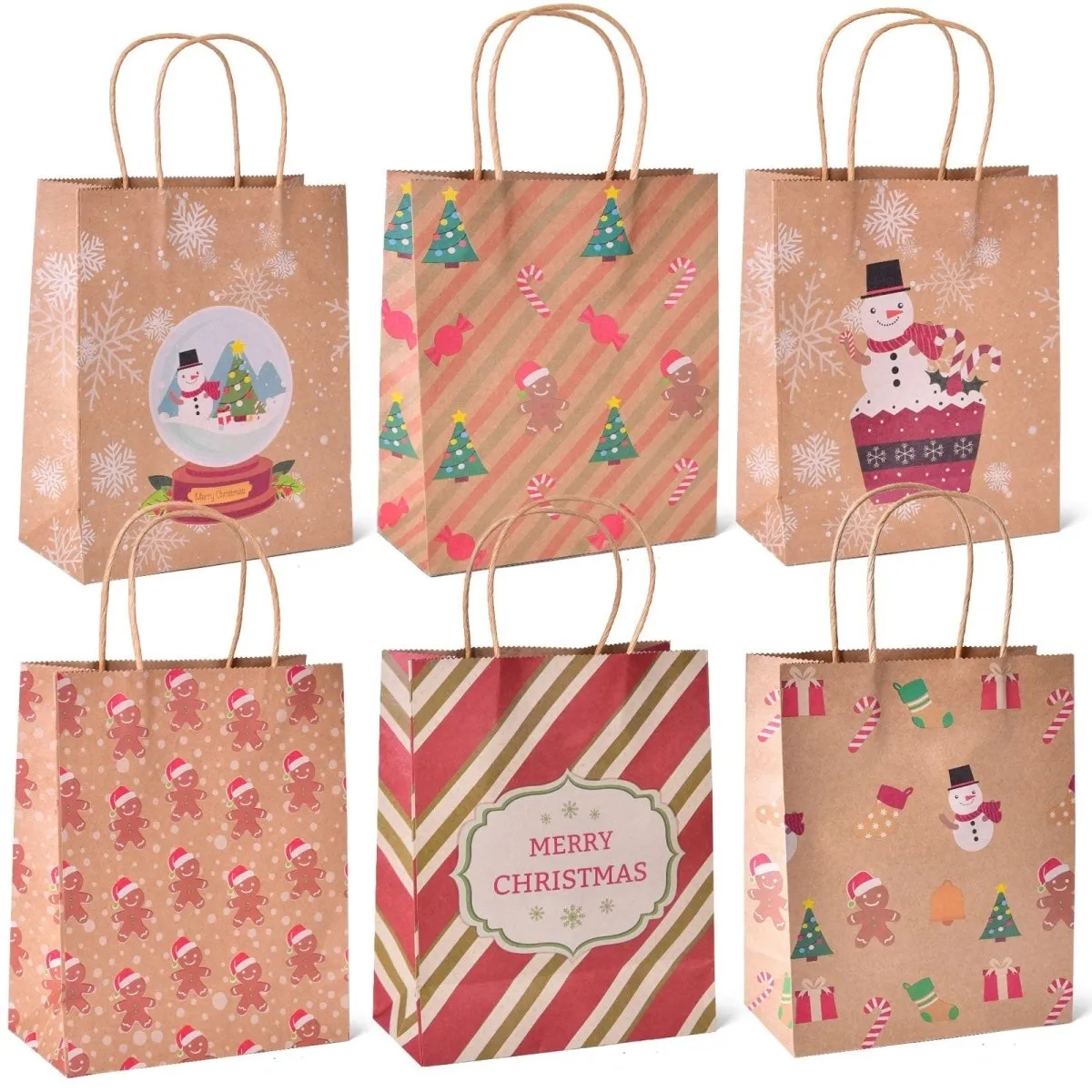 Christmas Gift Bags- Holiday Mix-Wholesale