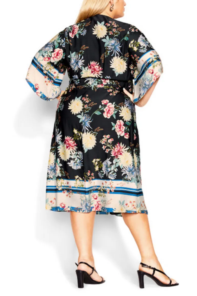 CITY CHIC Plus Size Trendy Linda Wrap Dress