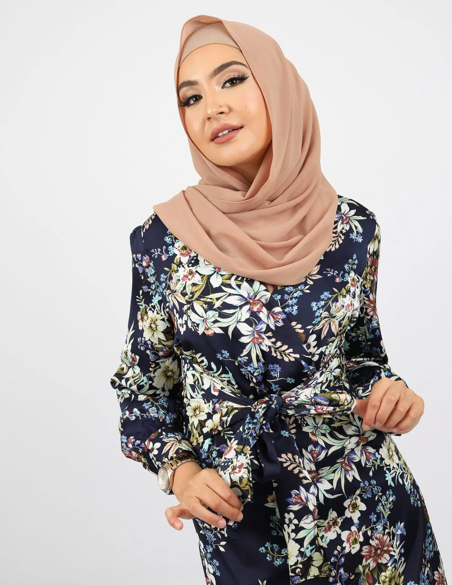 Clara Floral Wrap Dress