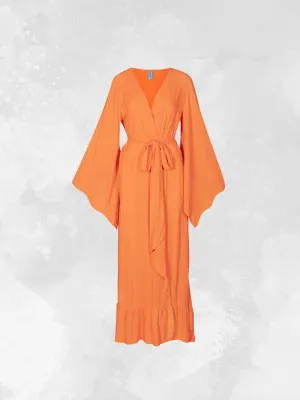 Coco Wrap Dress - Saffron