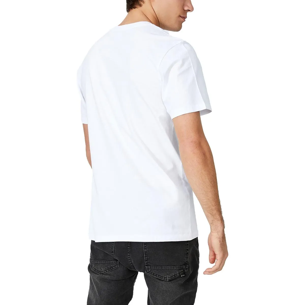 Cotton On Mens Organic Cotton Crewneck Henley Shirt