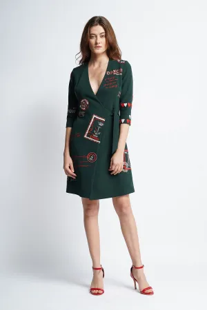 Dancing Downtown Wrap Dress