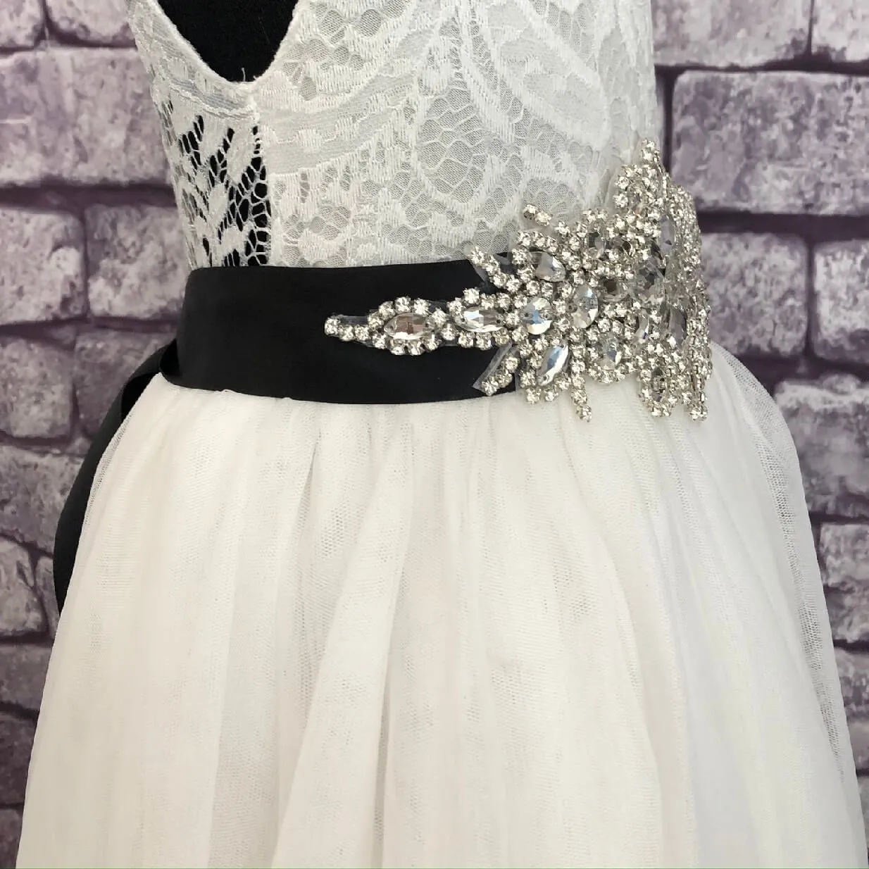 Diamante Glamour Sash - Various Colours