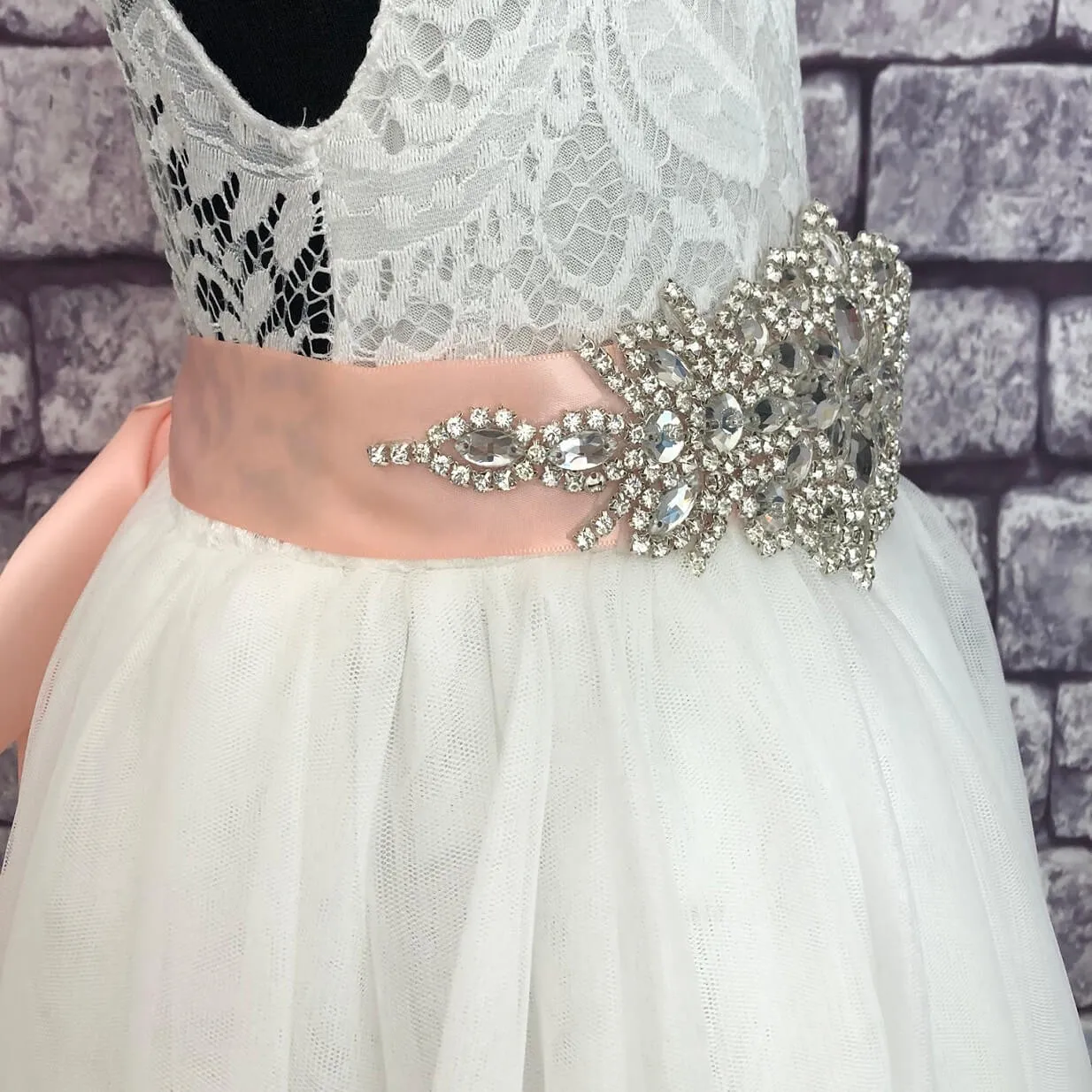 Diamante Glamour Sash - Various Colours