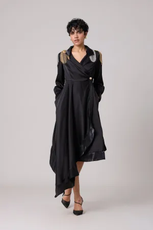 Diana Wrap Dress - Black