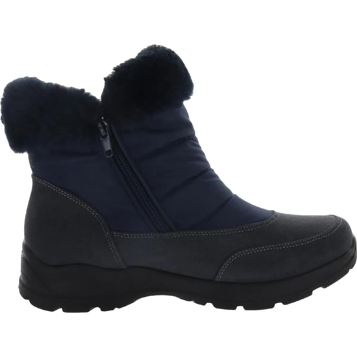 Easy Street Womens Frosty Cold Weather Faux Fur Winter & Snow Boots