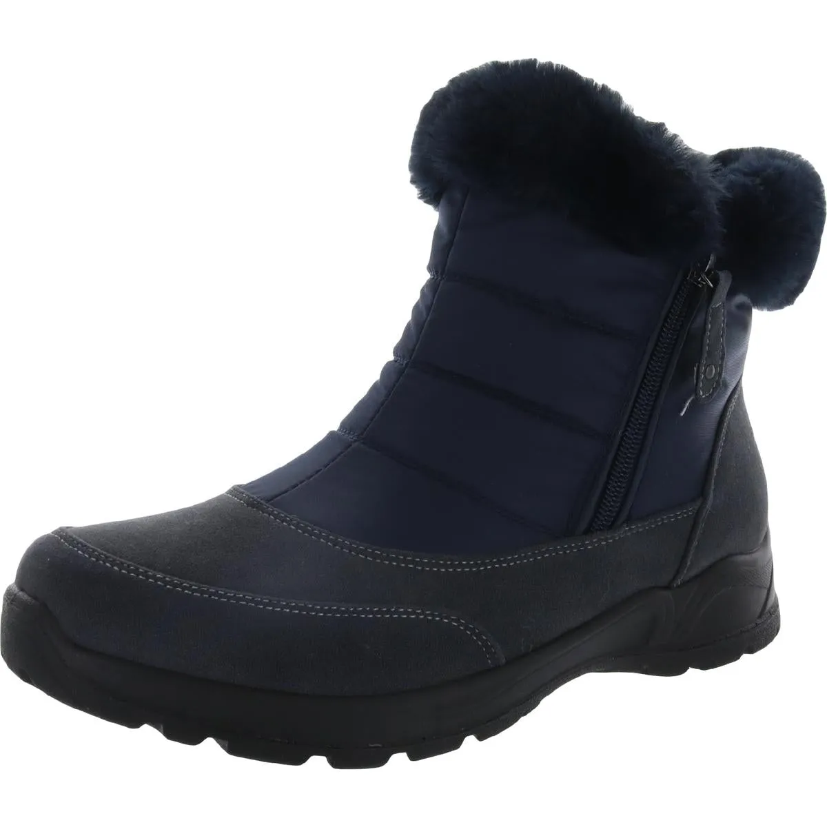 Easy Street Womens Frosty Cold Weather Faux Fur Winter & Snow Boots