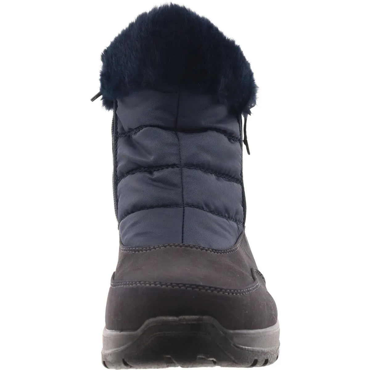 Easy Street Womens Frosty Faux Suede Outdoor Snow Boots