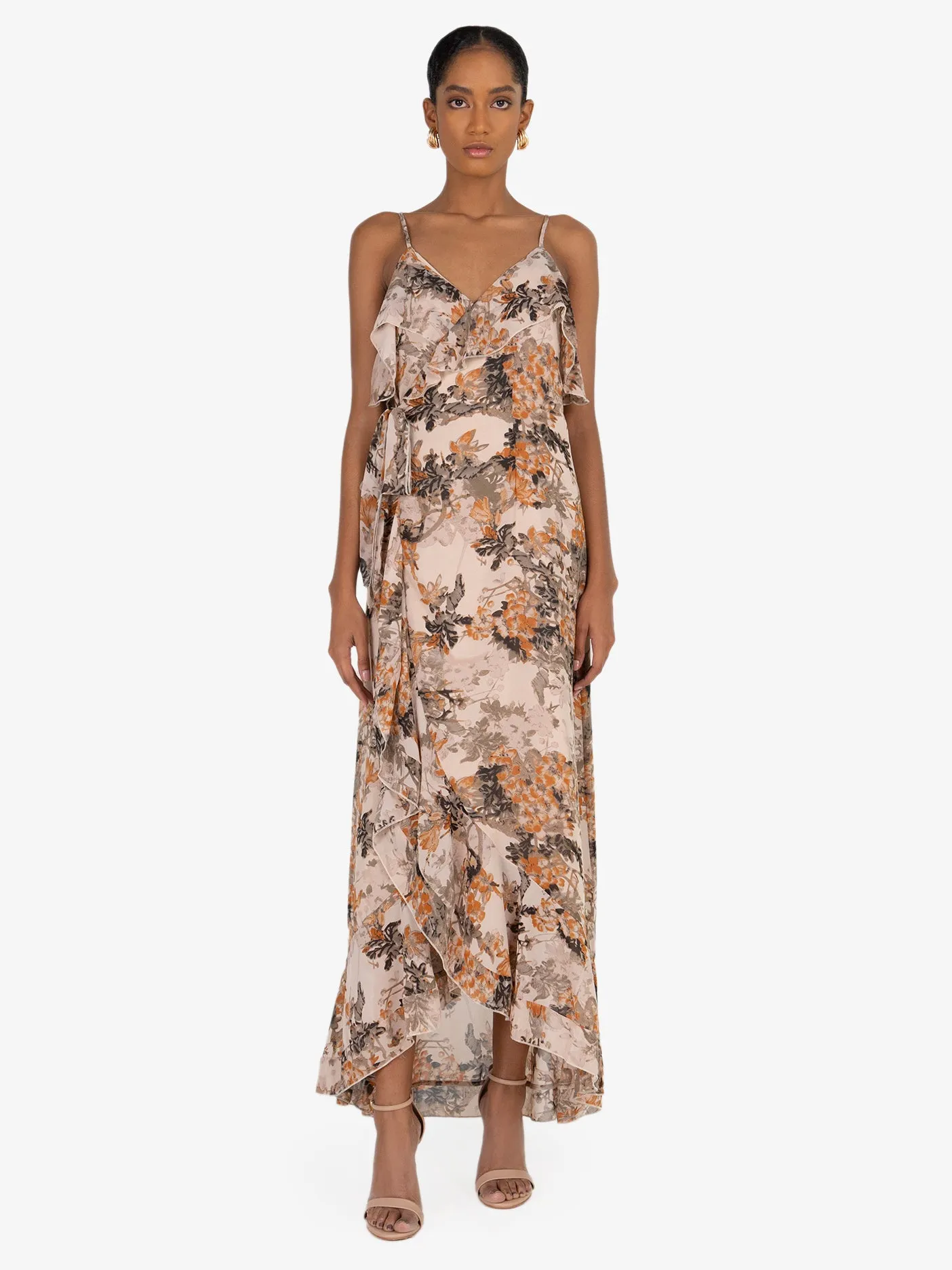 Eleonor Wrap Floral Dress