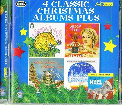 ELLA FITZGERALD / PEGGY LEE / CHARLES BROWN / STAN KENTON - Four Classic Christmas Albums Plus (Ella Wishes You A Swinging Christmas / Christmas Carousel / Sings Christmas Songs / A Merry Christmas)