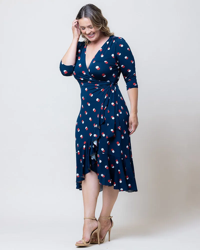 Flirty Flounce Wrap Dress - Sale!