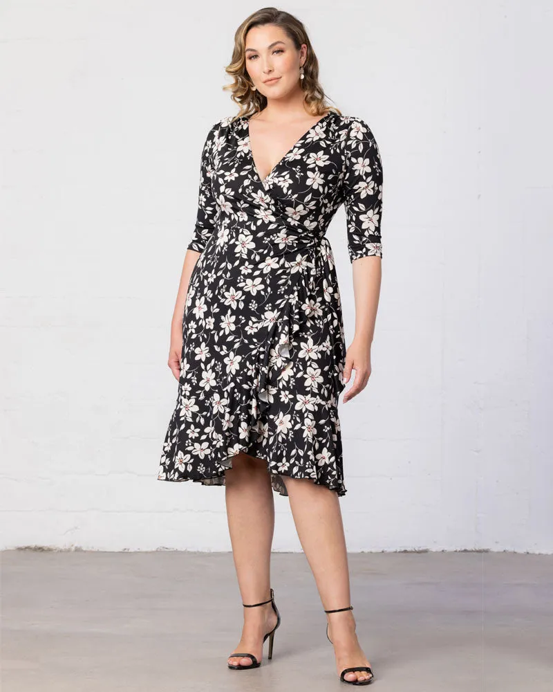 Flirty Flounce Wrap Dress - Sale!