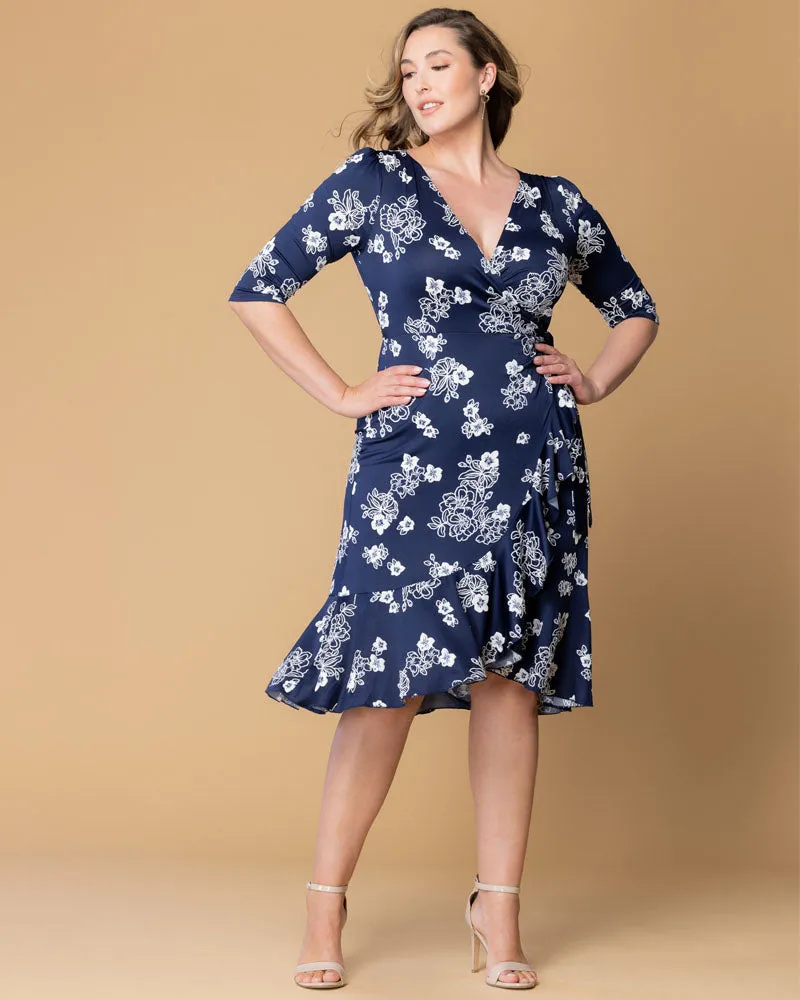 Flirty Flounce Wrap Dress - Sale!