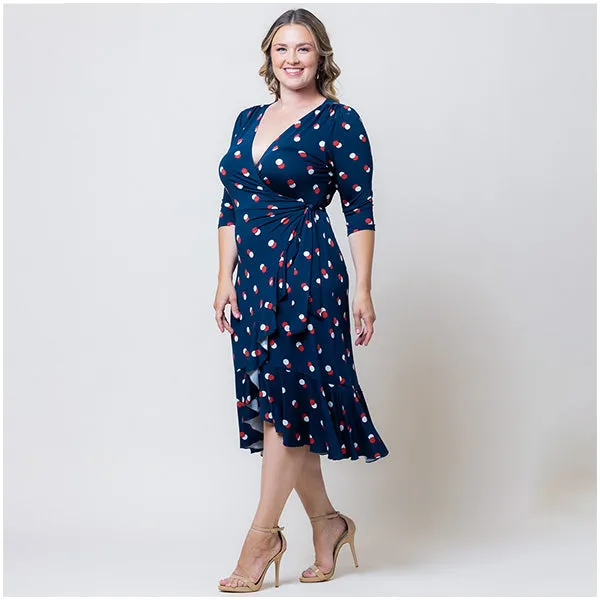 Flirty Flounce Wrap Dress - Sale!