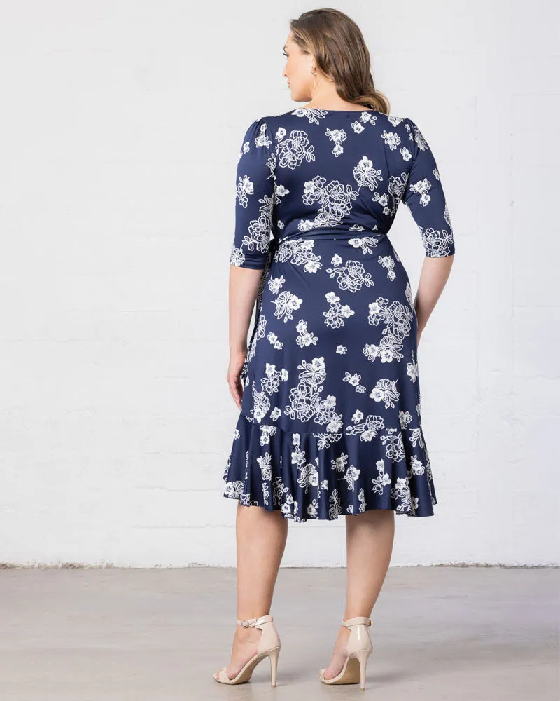 Flirty Flounce Wrap Dress - Sale!