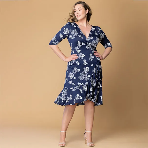 Flirty Flounce Wrap Dress - Sale!