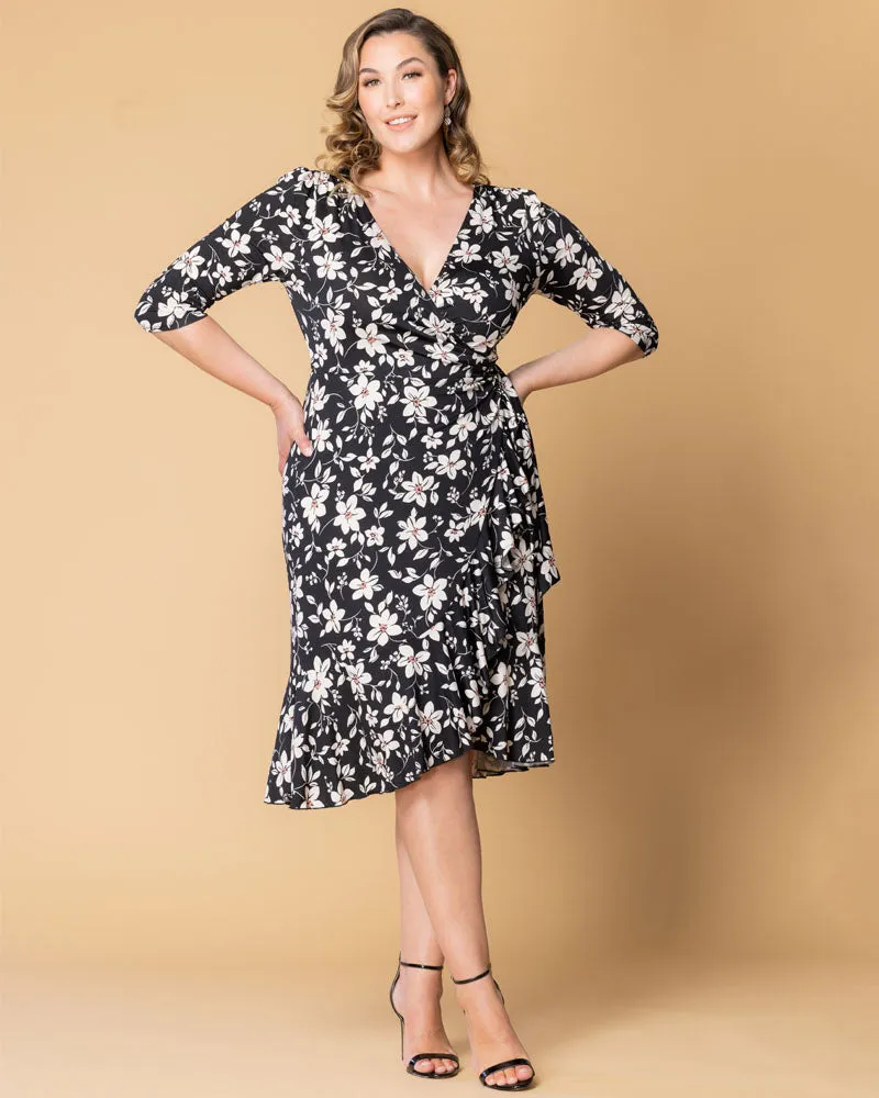 Flirty Flounce Wrap Dress - Sale!