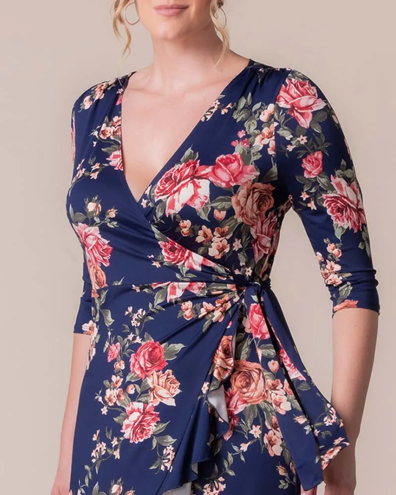 Flirty Flounce Wrap Dress - Sale!