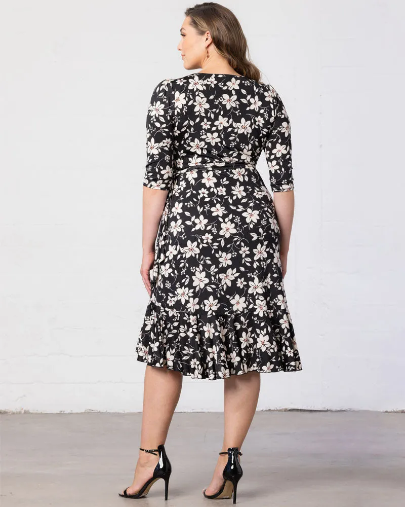 Flirty Flounce Wrap Dress - Sale!