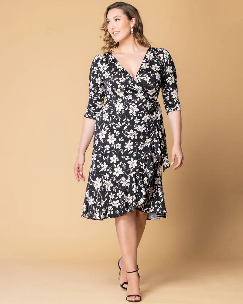 Flirty Flounce Wrap Dress - Sale!