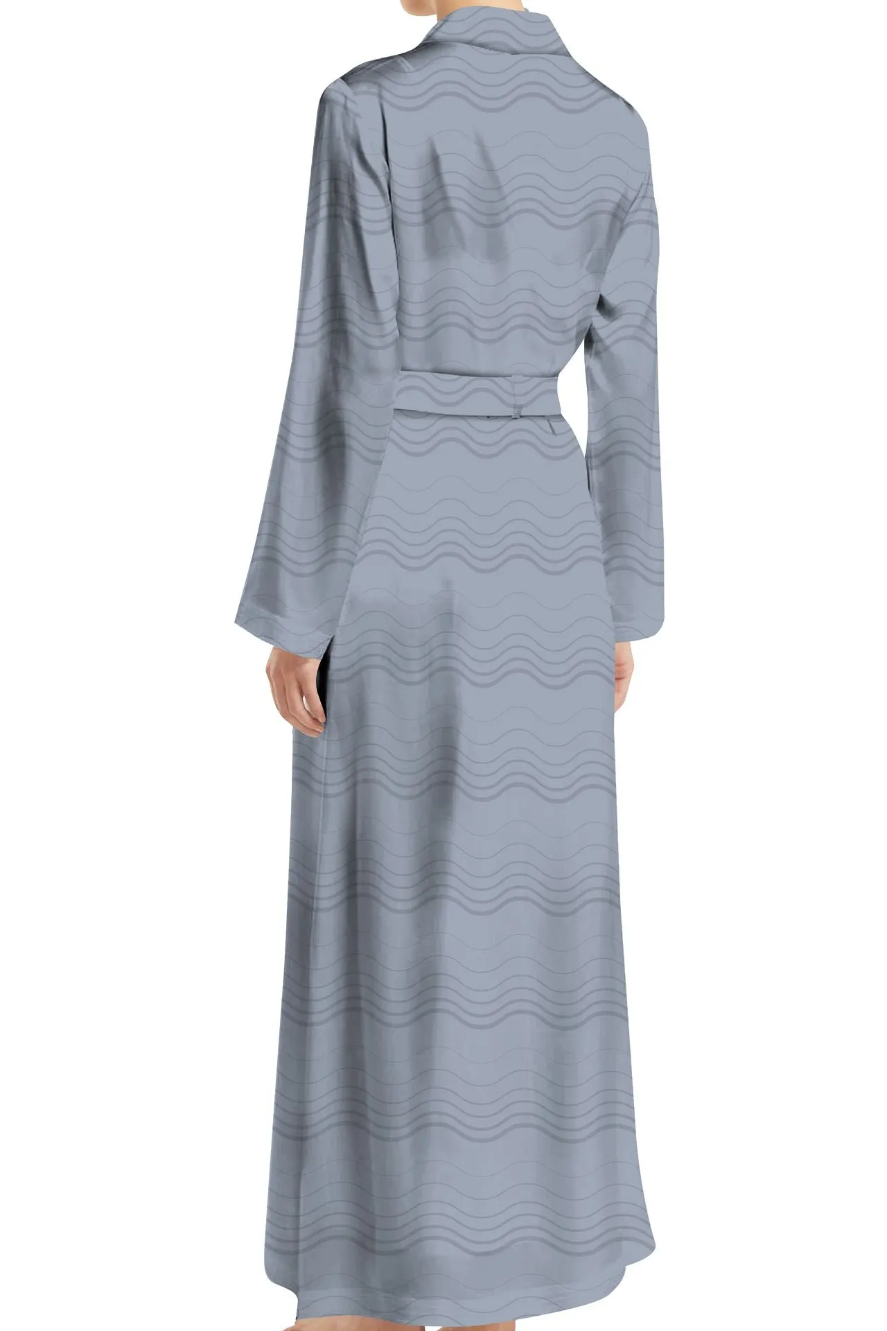 Floor Length Wrap Dress