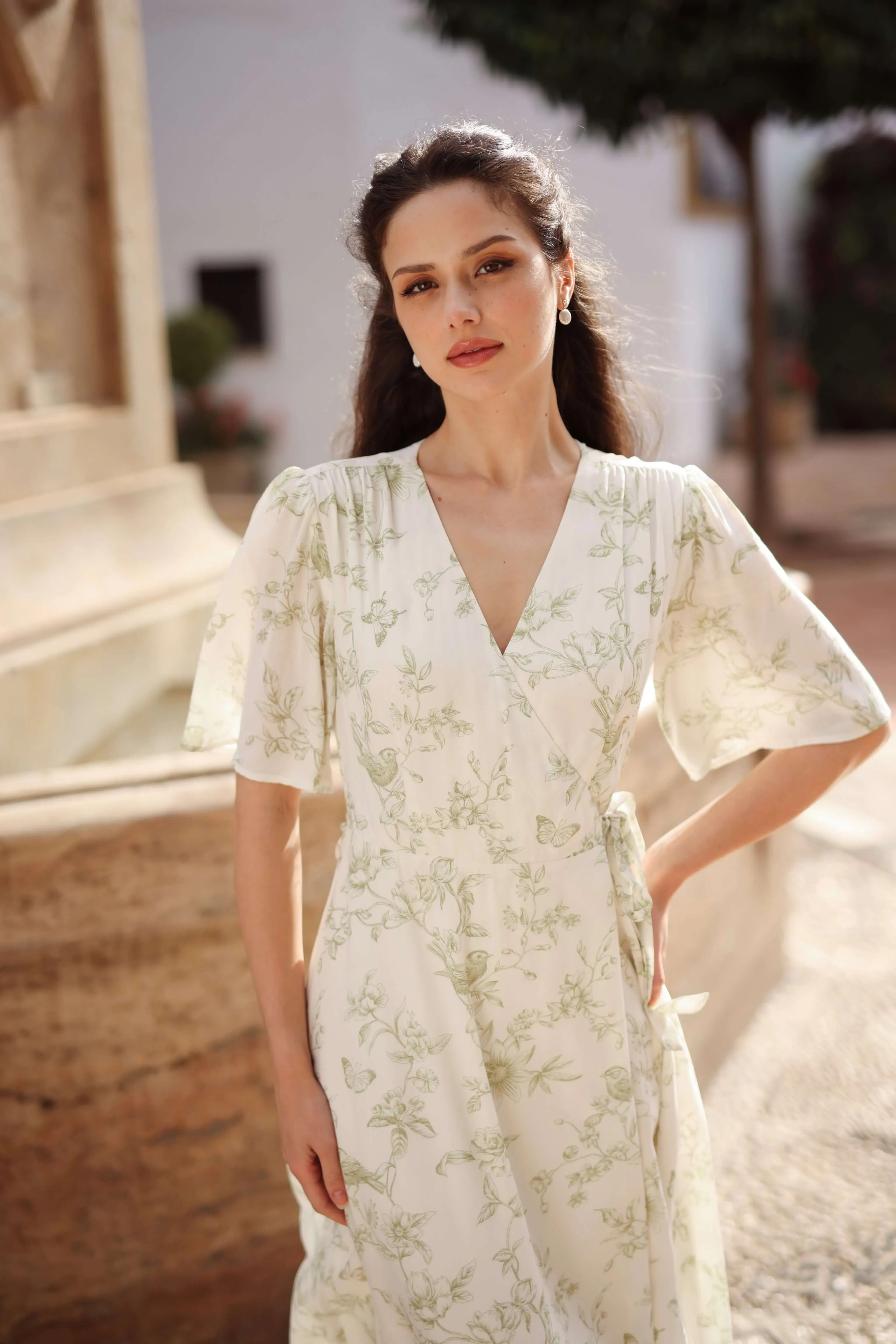 Flora Wrap Dress