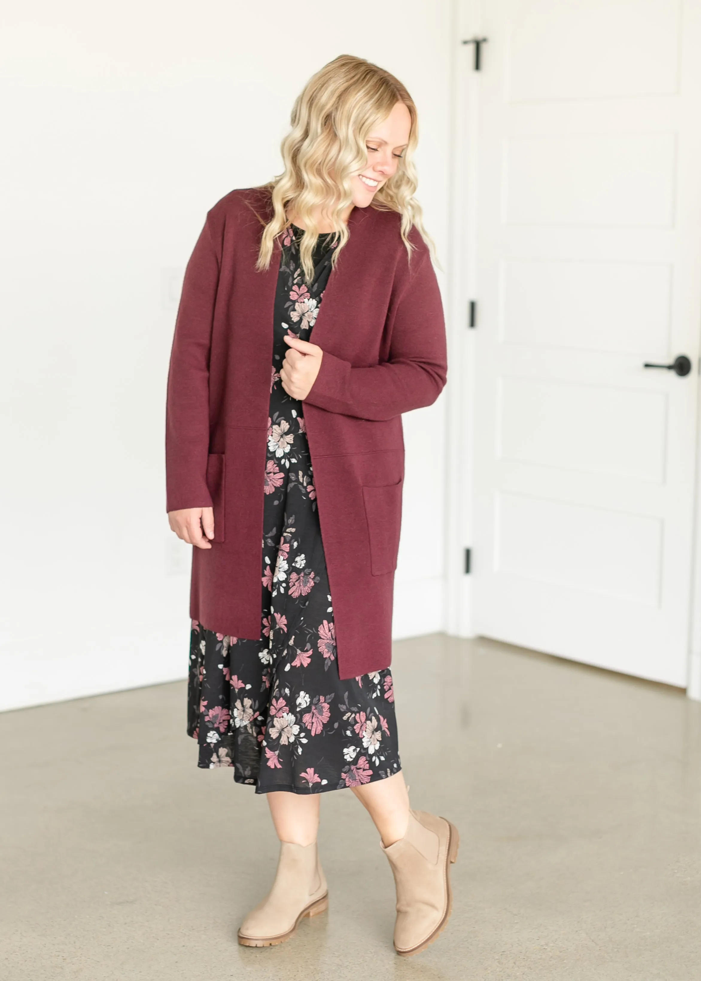 Floral Midi Wrap Dress - FINAL SALE