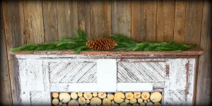 Fresh White Pine Christmas Garland