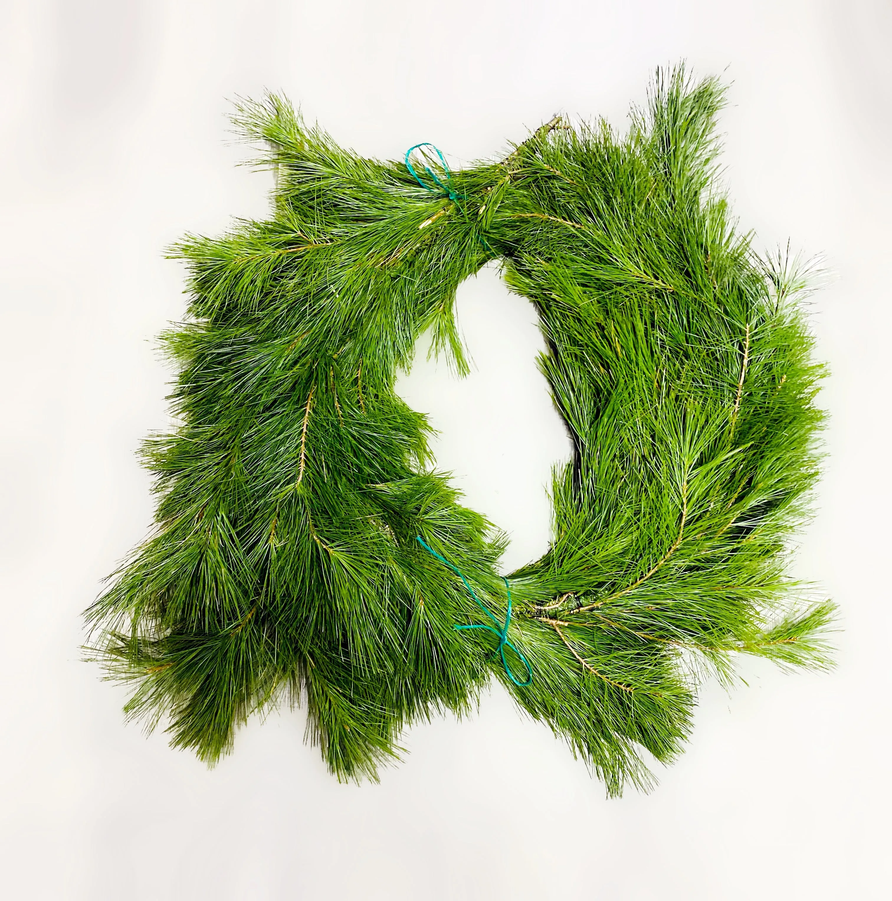 Fresh White Pine Christmas Garland