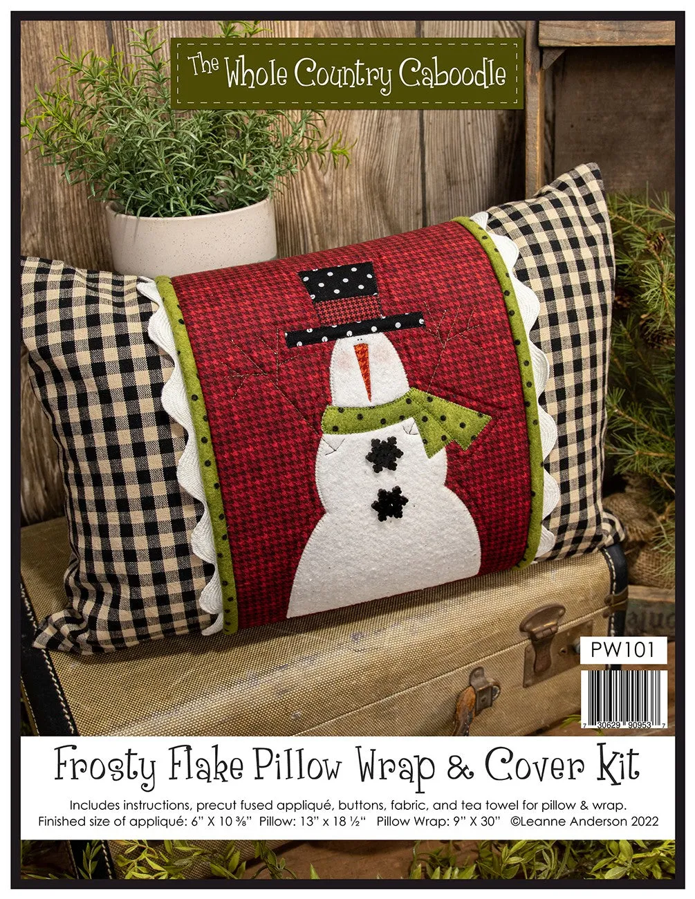 Frosty Flake Pillow Wrap & Cover Kit