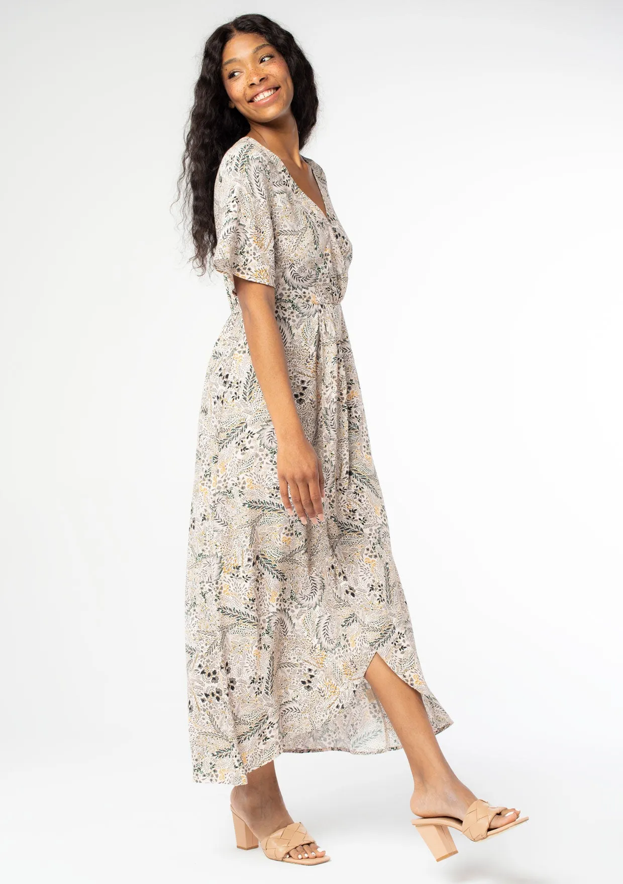 Gemini Floral Maxi Dress