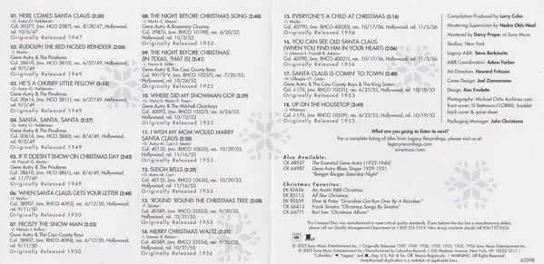 Gene Autry - Rudolph The Red Nosed reindeer And Other Christmas Classics (CD, Comp, RE, RM) (NM or M-)