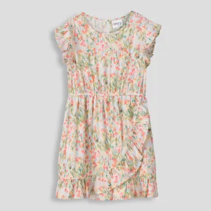 Girls Dress _ 153421 _ Beige