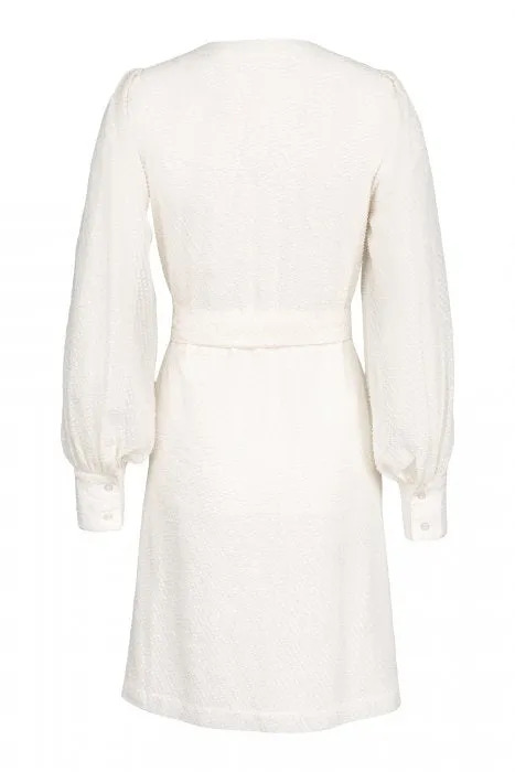 Helene Wrap Dress - Off White